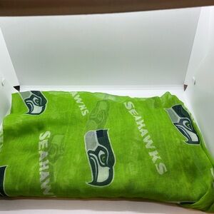 Little Earth Productions Green Seattle Seahawks NFL Sheer Infinity Scarf  Footba